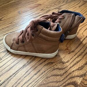 Cat & Jack Tan High-Top Kids Sneakers